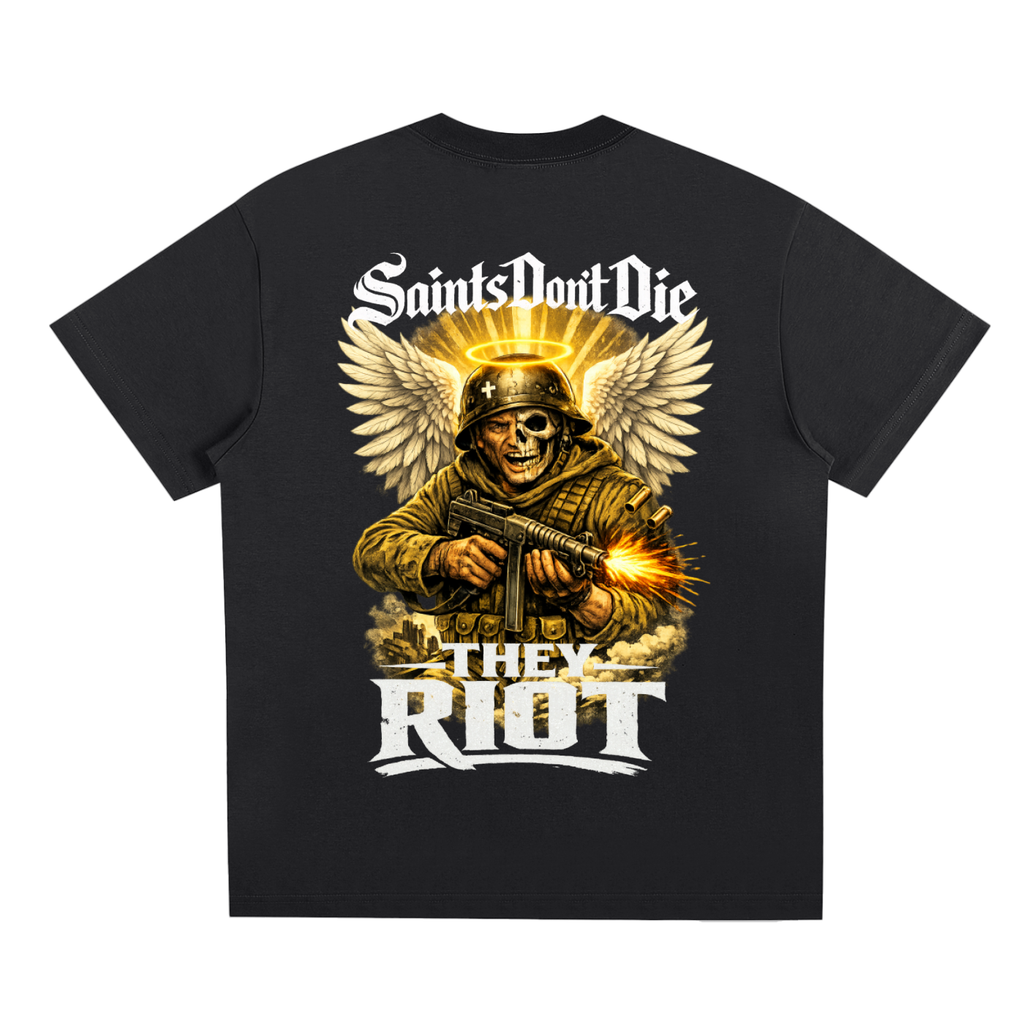 RiotSaints-(Halo Burner) Graphic tee