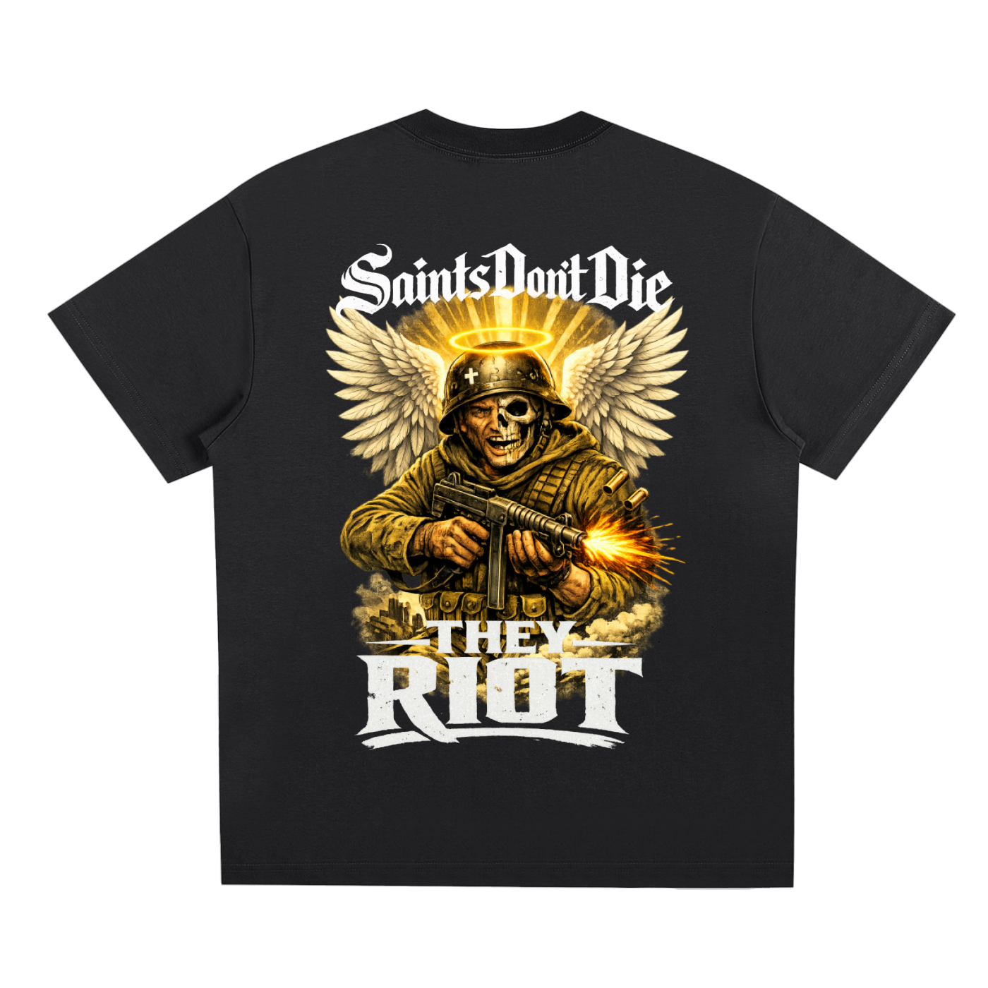 RiotSaints-(Halo Burner) Graphic tee